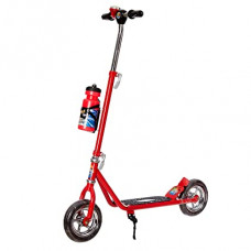 Dash 2 Wheel Power Ranger Scooter with Sipper, Bell, Side Stand and Height Adjustable Handle for Kids (Upto 12 Years, Capacity 60 kg, Red)
