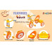 FunRide Tricycle for Kids - VIVA Tri-cycle with Sipper, EVA Tyres & Rear Storage Basket - Trikes for Boys and Girls 1 Years - 4 Years - (Weight - Upto 25 Kg) - Perfect Tri-Cycles for Indoors and Outdoors